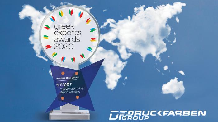 Silver βραβείο «Top Manufacturing Export Company» για τον  Όμιλο DRUCKFARBEN 